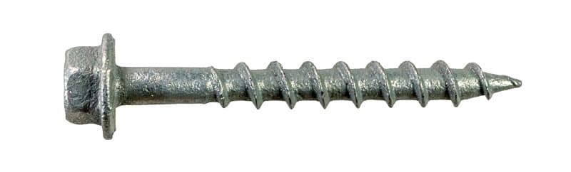 Simpson Strong-Tie Strong-Drive SD SD9112R100 Connector Screw, #9 Thread, 1-1/2 in L, Serrated Thread, Hex Head – image 1