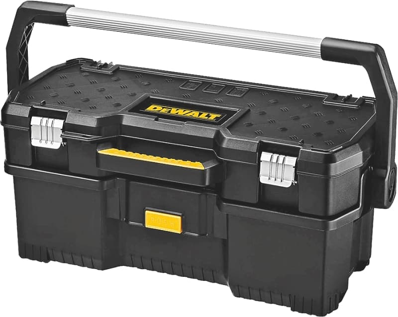 DEWALT DWST24070 Tool Tote with Power Tool Case, 77 lb, Resin, Black – image 1