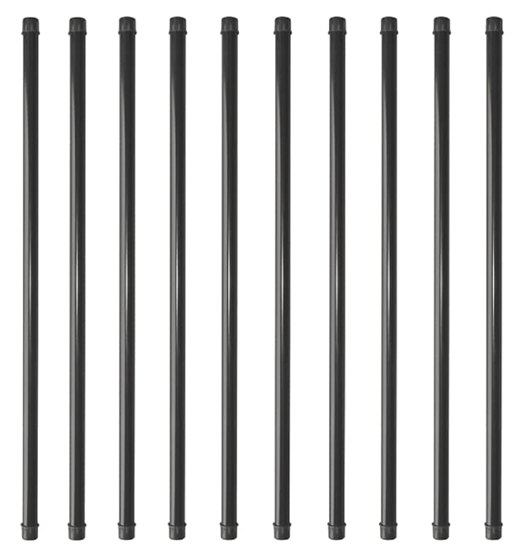 Nuvo Iron RDPS36 Tubing Baluster, 36 in L, Round, Steel, Black, Galvanized – image 1