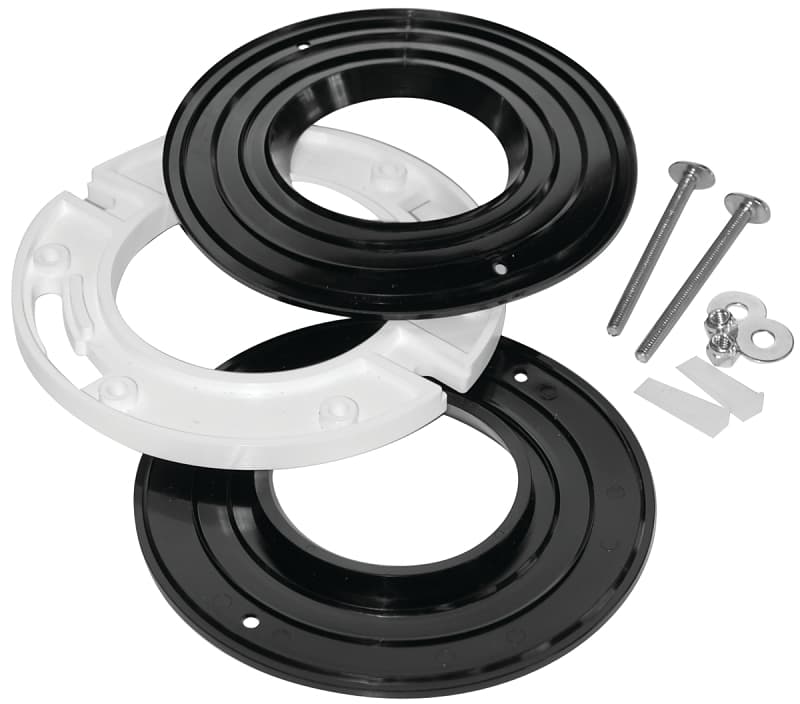 Oatey 43645 Closet Flange Spacer Kit, PVC, White, For: 3 in Fitting – image 1