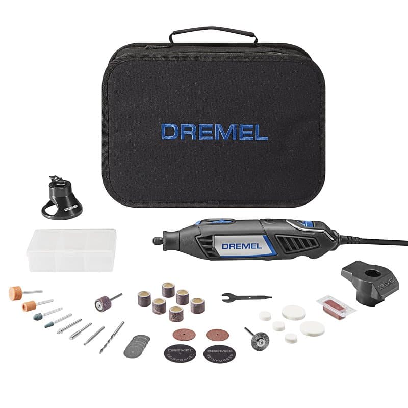 Dremel 4000-2/30 Rotary Tool Kit, 1.6 A, 1/32 to 1/8 in Chuck, Keyed Chuck, 5000 to 35,000 rpm Speed – image 1