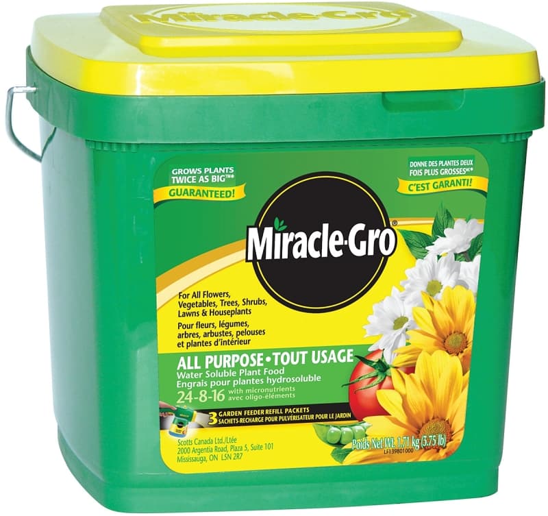 Miracle-Gro 2756910 All-Purpose Plant Food, 3.3 lb, Solid, 24-8-16 N-P-K Ratio – image 1