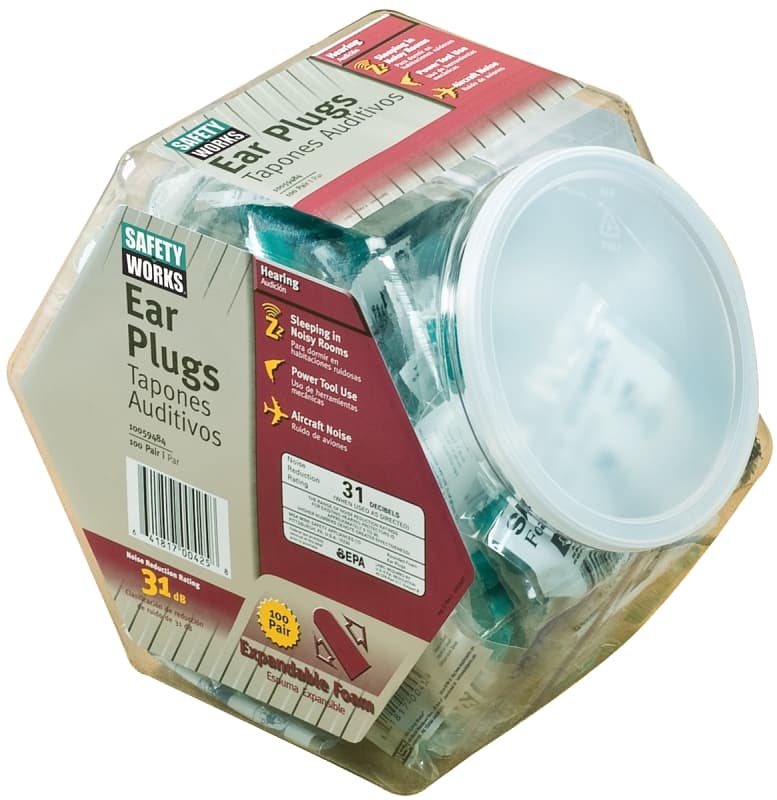 Safety Works 10059484 Ear Plugs, 32 dB NRR – image 1
