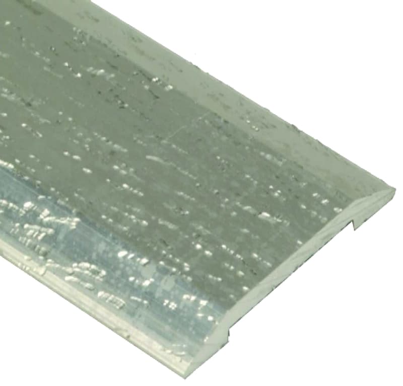 Shur-Trim FA1142HSI03 Seam Binder, 3 in L, 1-1/4 in W, Flat Surface, Aluminum, Silver – image 1