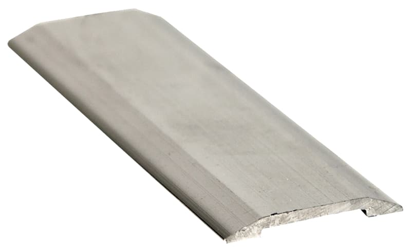 Shur-Trim FA1142BCL06 Seam Binder, 6 in L, 1-1/4 in W, Flat Surface, Aluminum, Clear – image 1