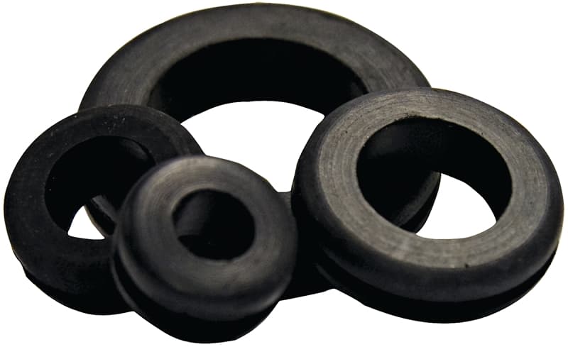 Gardner Bender GHG-1538 Hole Grommet, Vinyl, Black – image 1