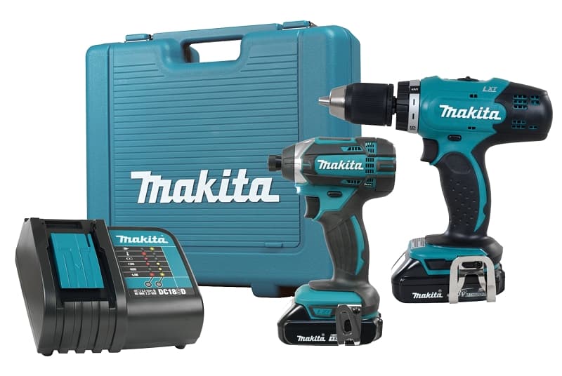 Makita DLX2141SY Power Tool Combination Kit, Battery Included, 18 V, 2-Tool, Lithium-Ion Battery – image 1