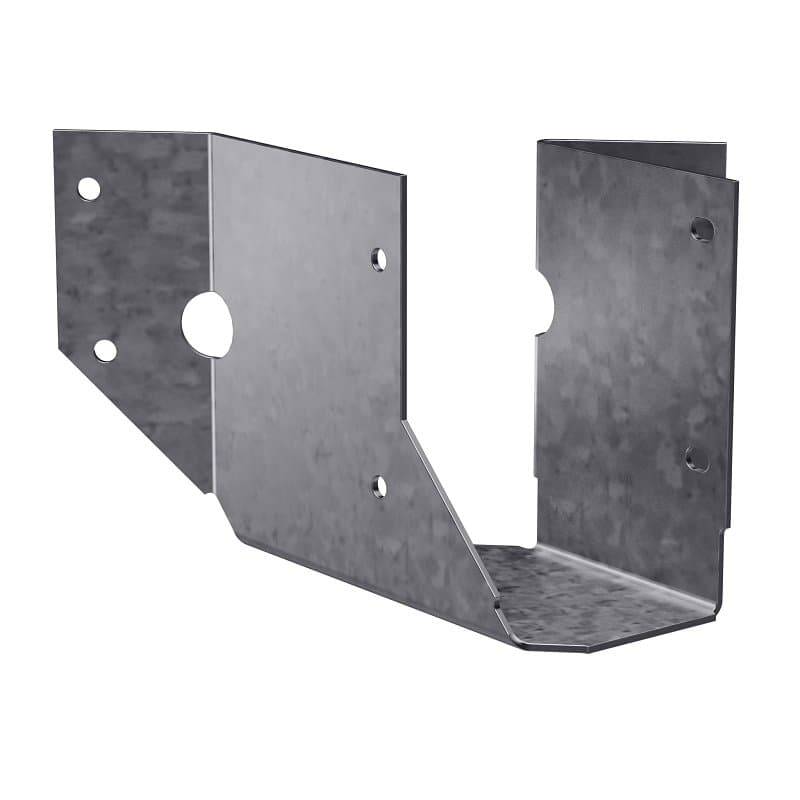 Simpson Strong-Tie SUR SUR26Z Hanger, 5 in H, 2 in D, 1-9/16 in W, Steel, ZMAX, Face Mounting – image 1