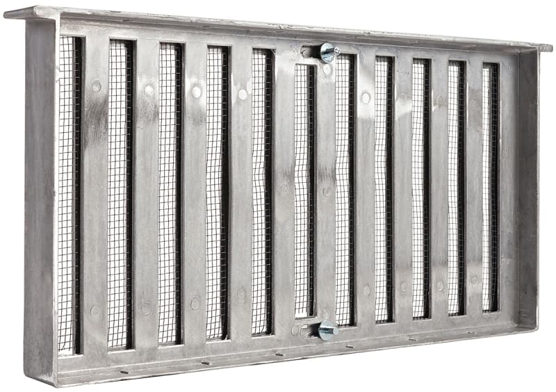 Master Flow 500 Foundation Vent, 28 sq-in Net Free Ventilating Area, Aluminum – image 1