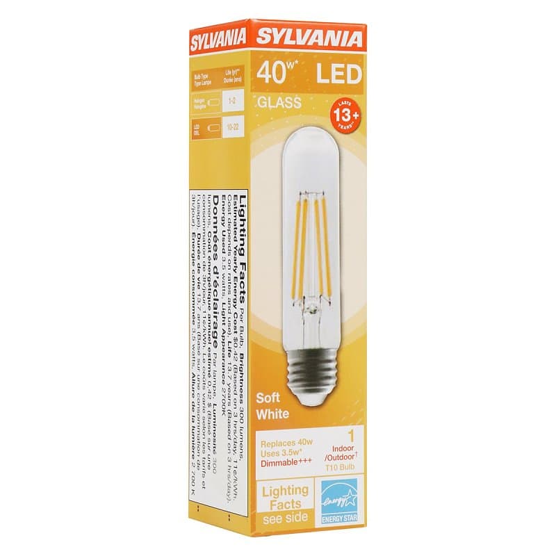 BULB LED T10 SFT WHITE CLR 40W – image 1