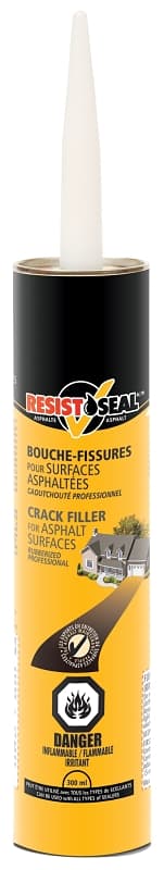 Resisto 50003 Crack Filler, Paste, Black, Solvent, 300 mL, Cartridge – image 1