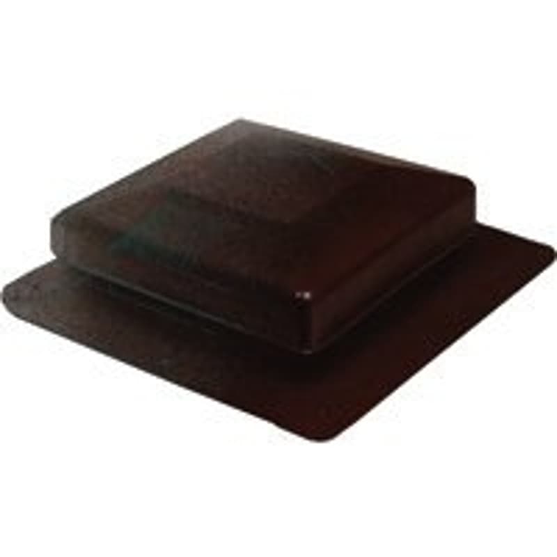 Duraflo 6075BL Roof Vent, 75 sq-in Net Free Ventilating Area, Polypropylene, Black – image 1