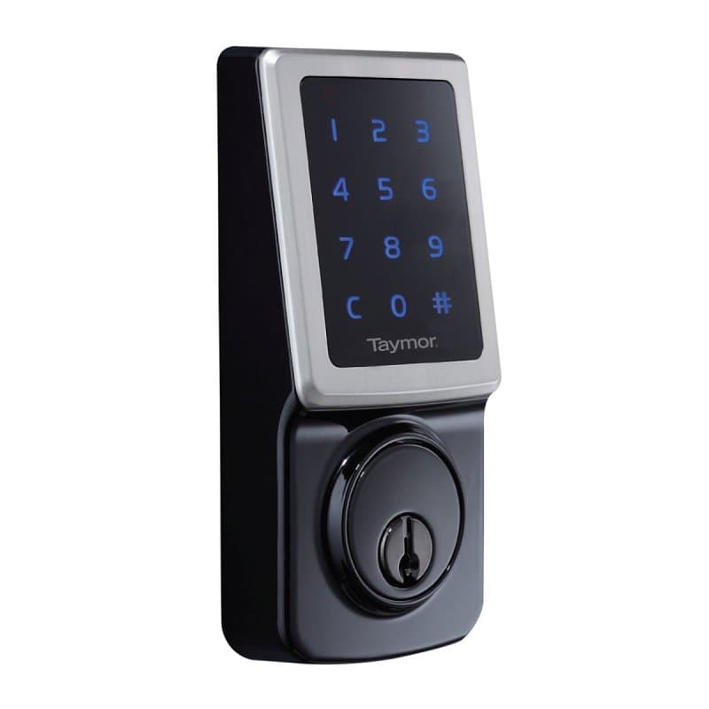 Taymor Concierge 400, Professional 33-D5070BLK Digital Deadbolt, 2 Grade, Code, Keyed Key, Matte Black, WR5 Keyway – image 1