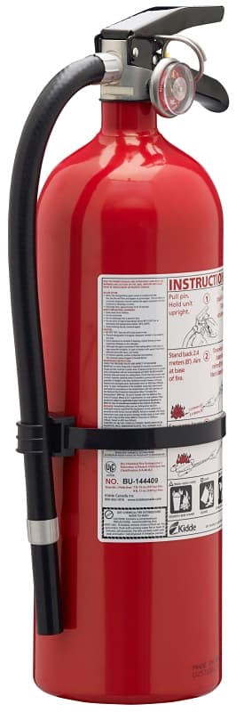 Kidde Pro 466297 Fire Extinguisher, 3-A:40-B:C, Wall Mounting – image 1