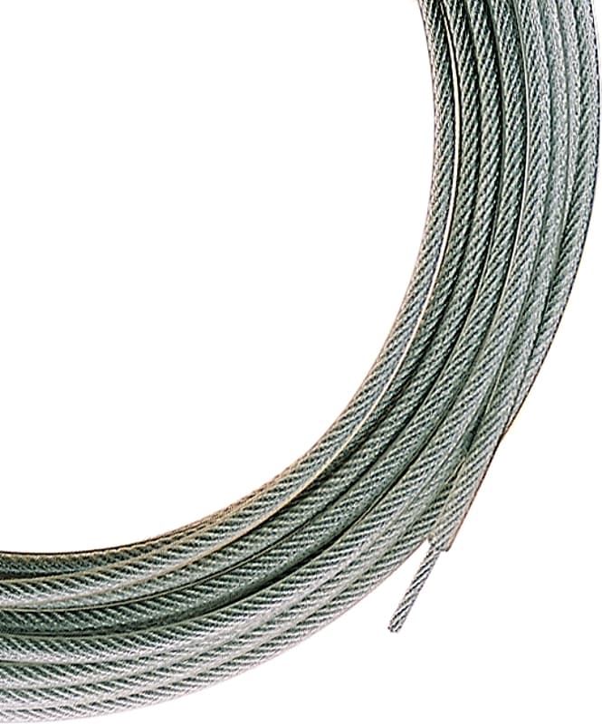 Ben-Mor CS75050 Super Heavy-Duty Clothesline, 50 ft L, Steel, Clear, 1700 lb Working Load – image 1