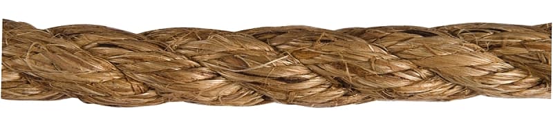 Ben-Mor 60592 Rope, 1/2 in Dia, 200 ft L, Manila, Beige/Brown – image 1