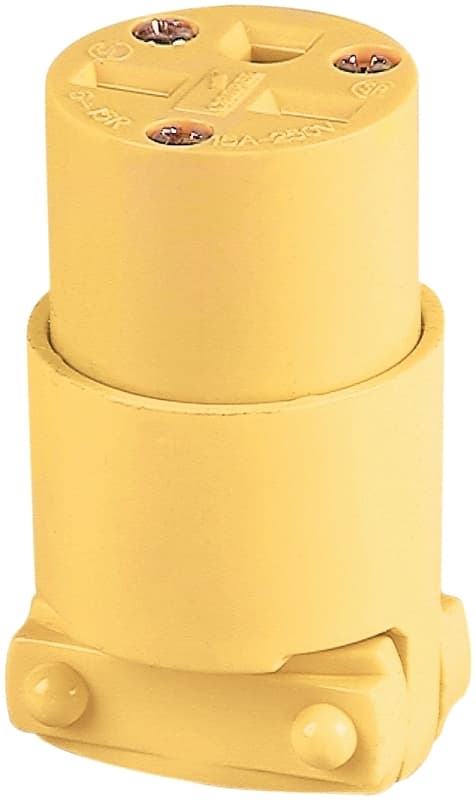Eaton Wiring Devices 4227-BOX Electrical Connector, 2 -Pole, 15 A, 250 V, NEMA: NEMA 6-15, Yellow – image 2
