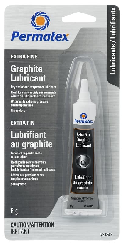 Permatex 31842 Graphite Lubricant, 6 g Tube, Powder – image 1