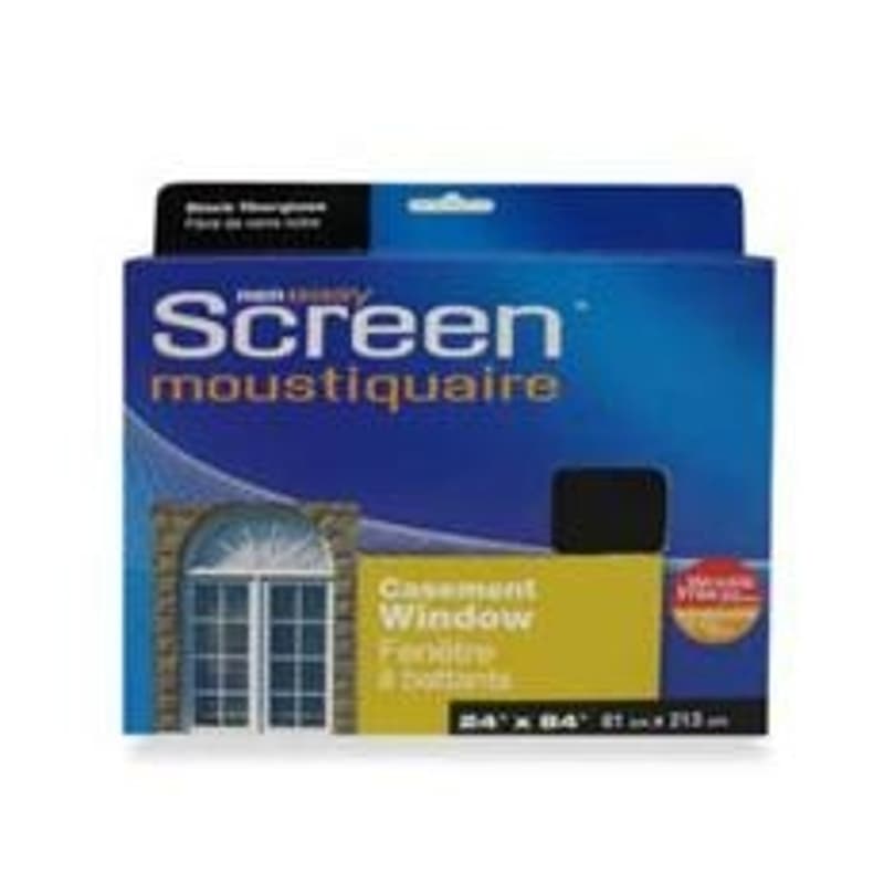RCR Easy Screen SG3684B Moustiquaire Screen, 84 in L, 36 in W, Fiberglass, Black – image 1