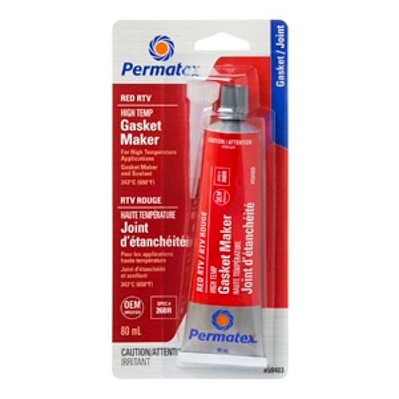 Permatex 59403 Silicone Gasket Maker, 3 oz Tube, Paste, Acetic Acid – image 1