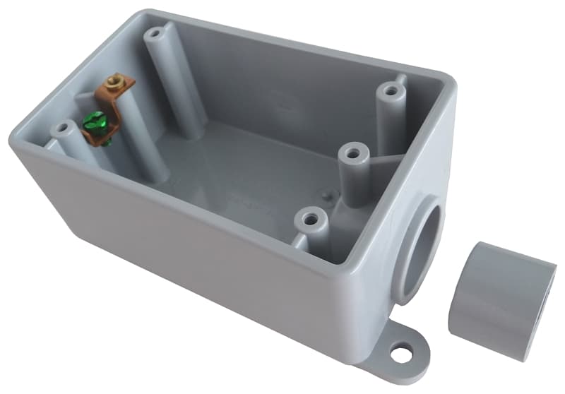 IPEX F Series 020641 SE Switch Box, 1-Gang, PVC – image 1
