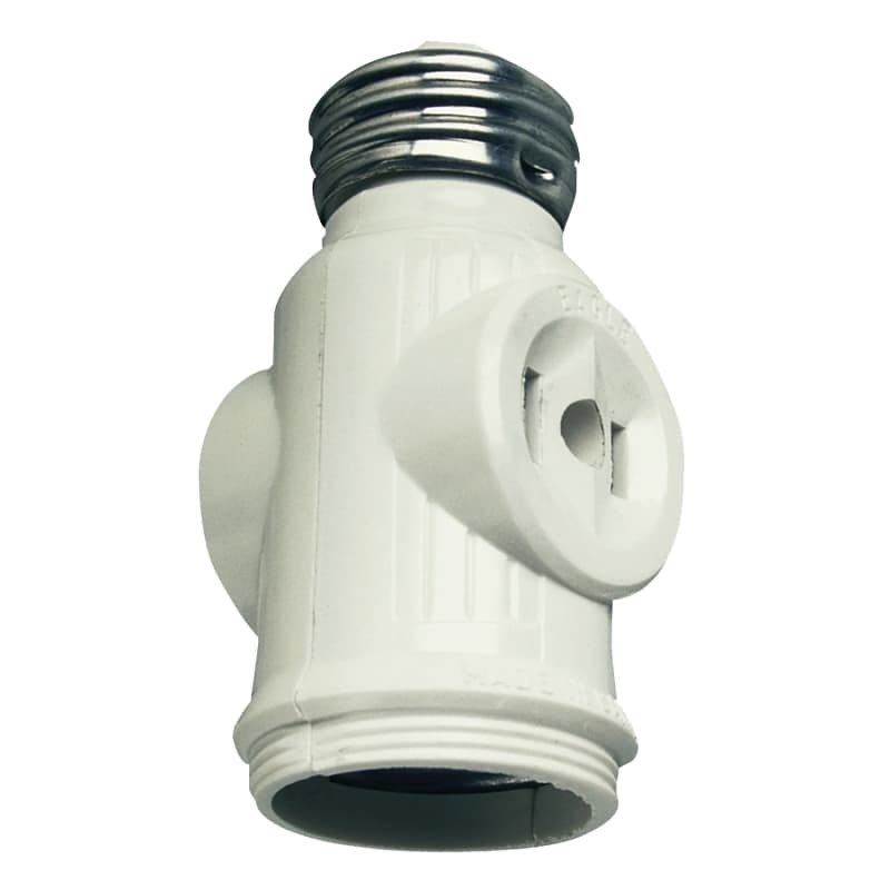 Arrow Hart 715-3W-SP Current Tap, 660 W, 2-Outlet, Light Almond – image 1