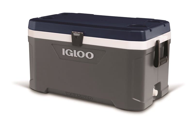 Igloo Maxcold Latitude Series 49972 Cooler, 70 qt Cooler, Polyurethane, Blue/Gray, 5 days Ice Retention – image 1