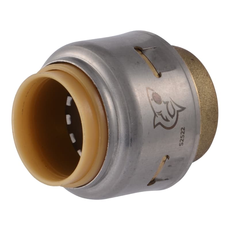SharkBite UR514A End Cap, 1/2 in, Brass, 250 psi Pressure – image 1
