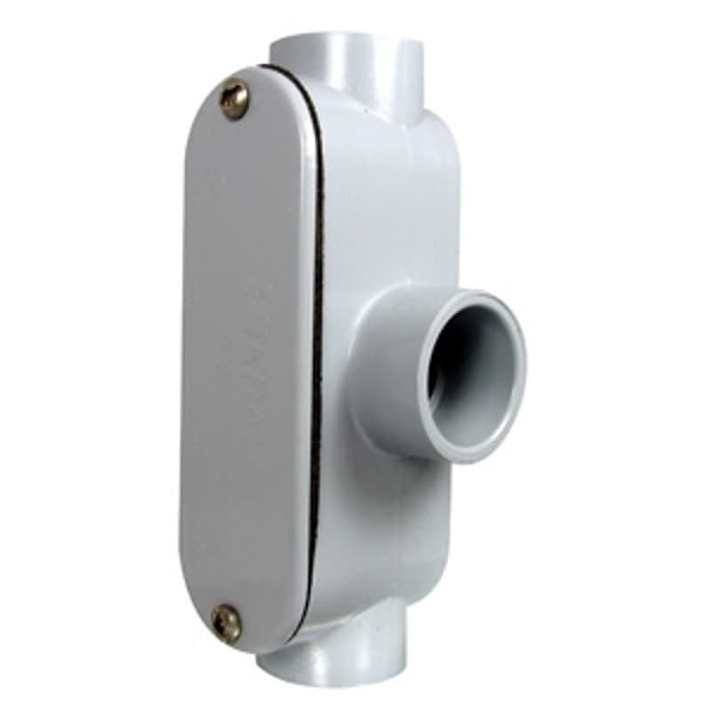 IPEX TBODY-100 Access Fitting, 1 in Hub, Hub, PVC – image 1