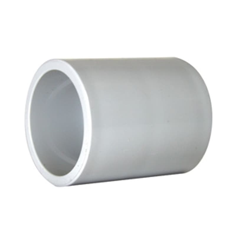 IPEX 078006 Conduit Coupling, 2 in, 2.72 in Dia, 2.4 in L, PVC – image 1