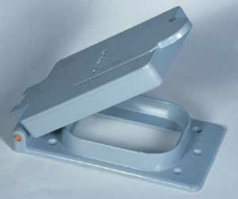 IPEX 20243 Box Cover, 1.31 in W, PVC, White – image 1