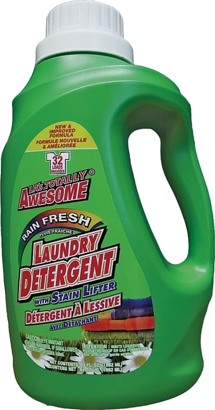 LA's TOTALLY AWESOME 232 Laundry Detergent, 64 oz, Liquid, Rain Fresh – image 1