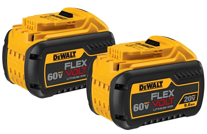 DEWALT DCB609-2 Rechargeable Battery Pack, 20/60 V Battery, 9 Ah – image 1