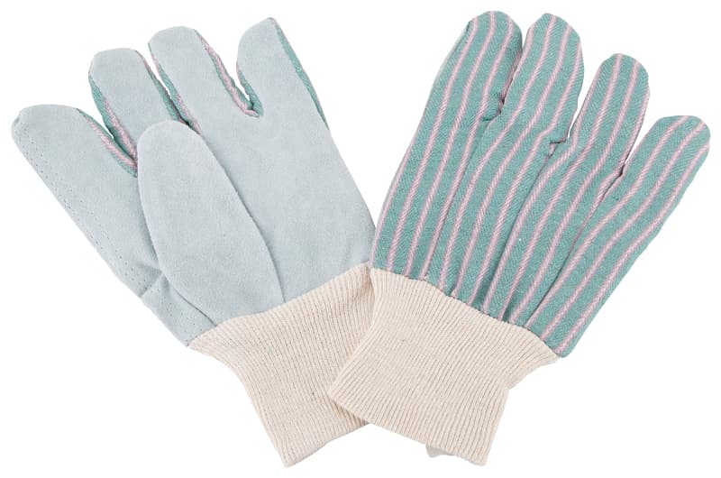 Diamondback GV-788HC-3L Leather Palm Work Gloves, One-Size, Knit Wrist Cuff – image 1
