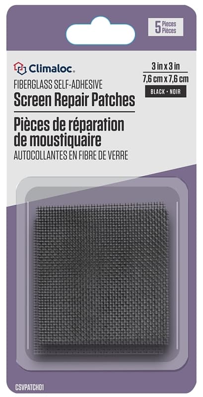 Eazy Screen SVPATCH01 Screen Repair Patch, 3 in L, 3 in W, Black – image 1