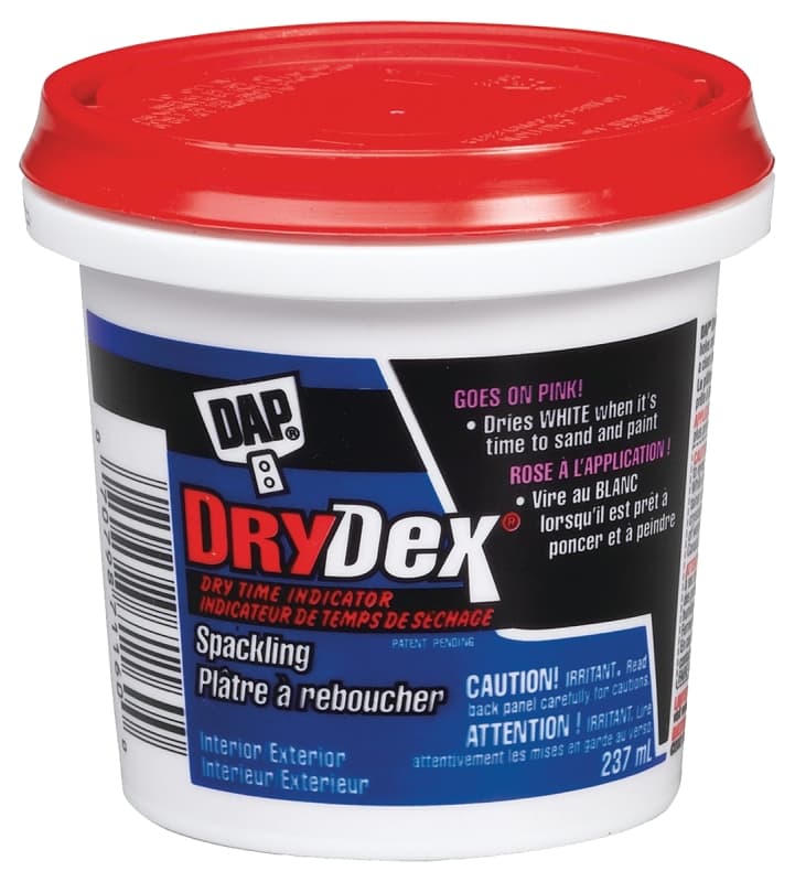 DAP DRYDex 71160 Spackling Compound, Pink/White, 237 mL – image 1