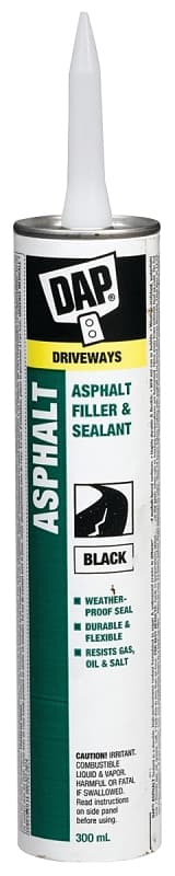 DAP 70998 Filler and Sealer, Paste, Black, Strong Solvent, 300 mL – image 1
